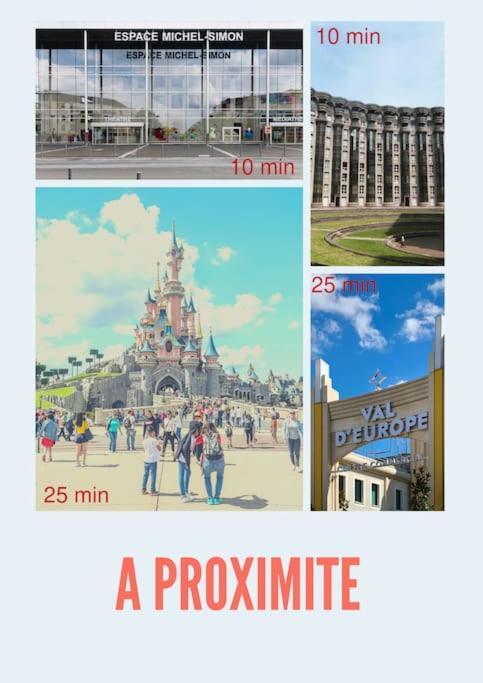 Appartement Proche De Disneyland & Paris Noisy-le-Grand Exterior foto